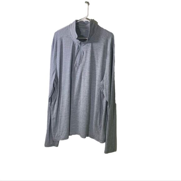 Amazon Essentials XXL Heather Grey 1/4‎ Zip Pullover - Picture 1 of 4